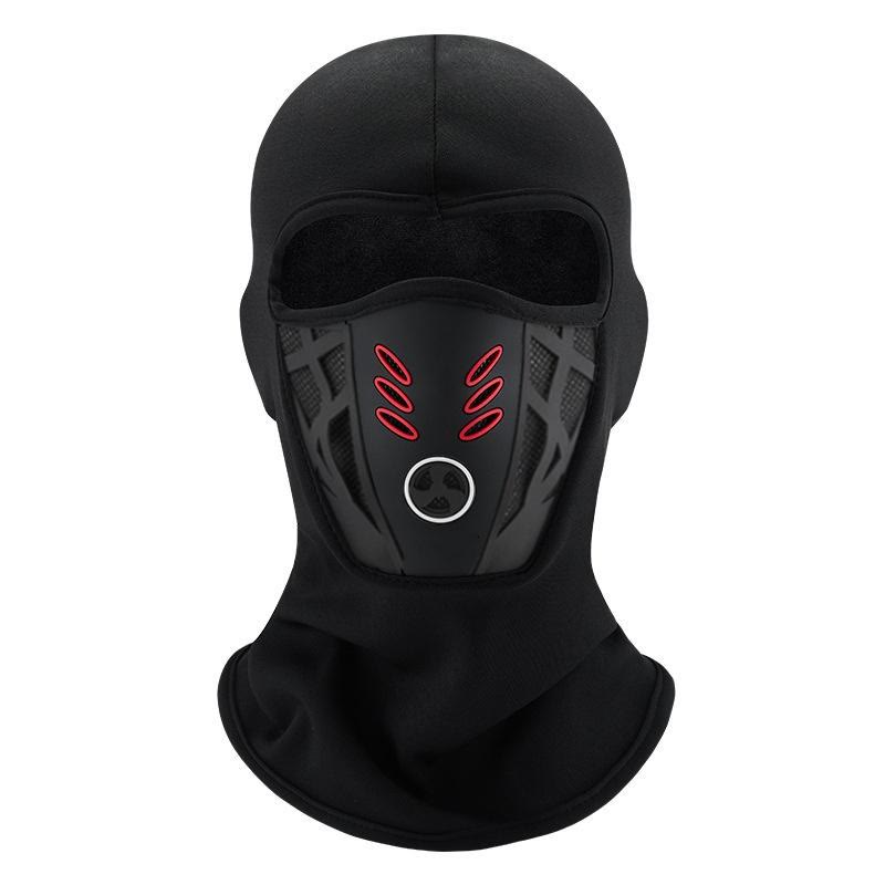 Unisex Fleece Full Face Balaclava Ski Mask - Windproof, Anti-Haze, Soft Sports & Outdoor Hat, Motorcycle Accessories for Skiing - Red - image 10