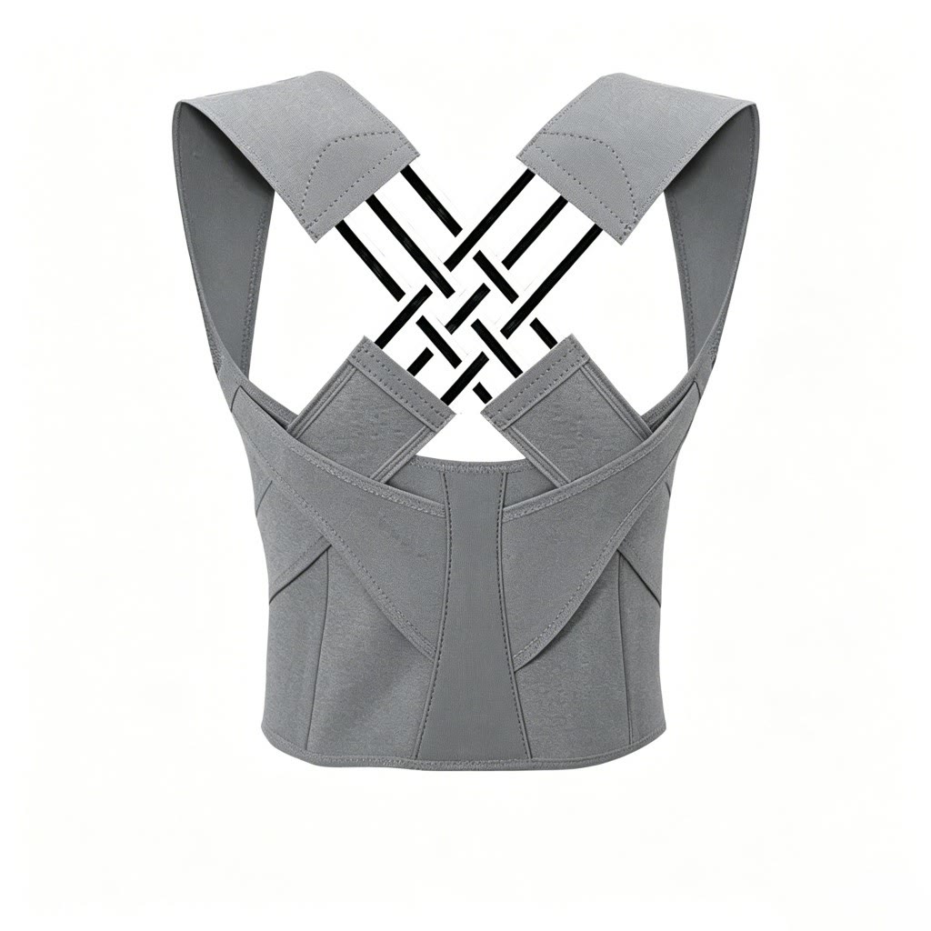 Essential Body Care Posture Support Belt - Grey - 3XL - image 12