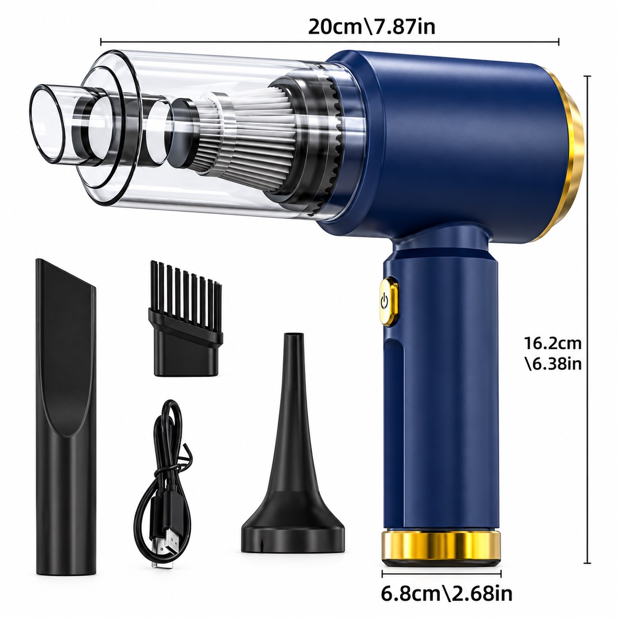 32,000Pa Powerful Cordless Car Vacuum Cleaner