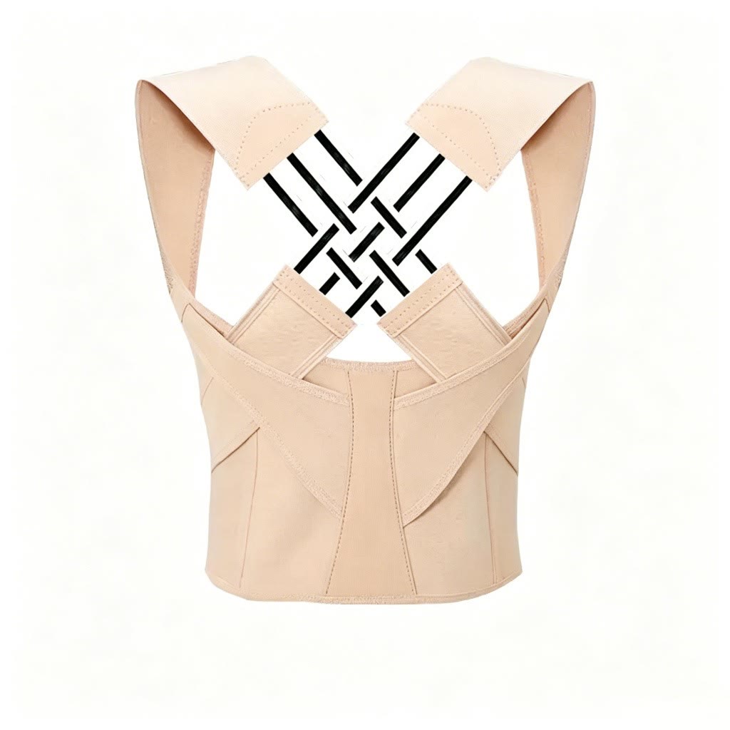 Essential Body Care Posture Support Belt - Apricot - 3XL - image 11