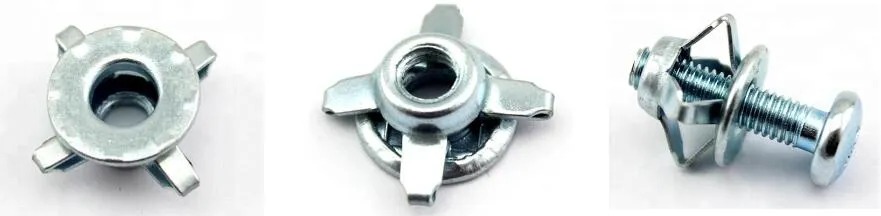 30Pcs/90Pcs Heavy-Duty Carbon Steel Button Rivet Locking Nuts Set