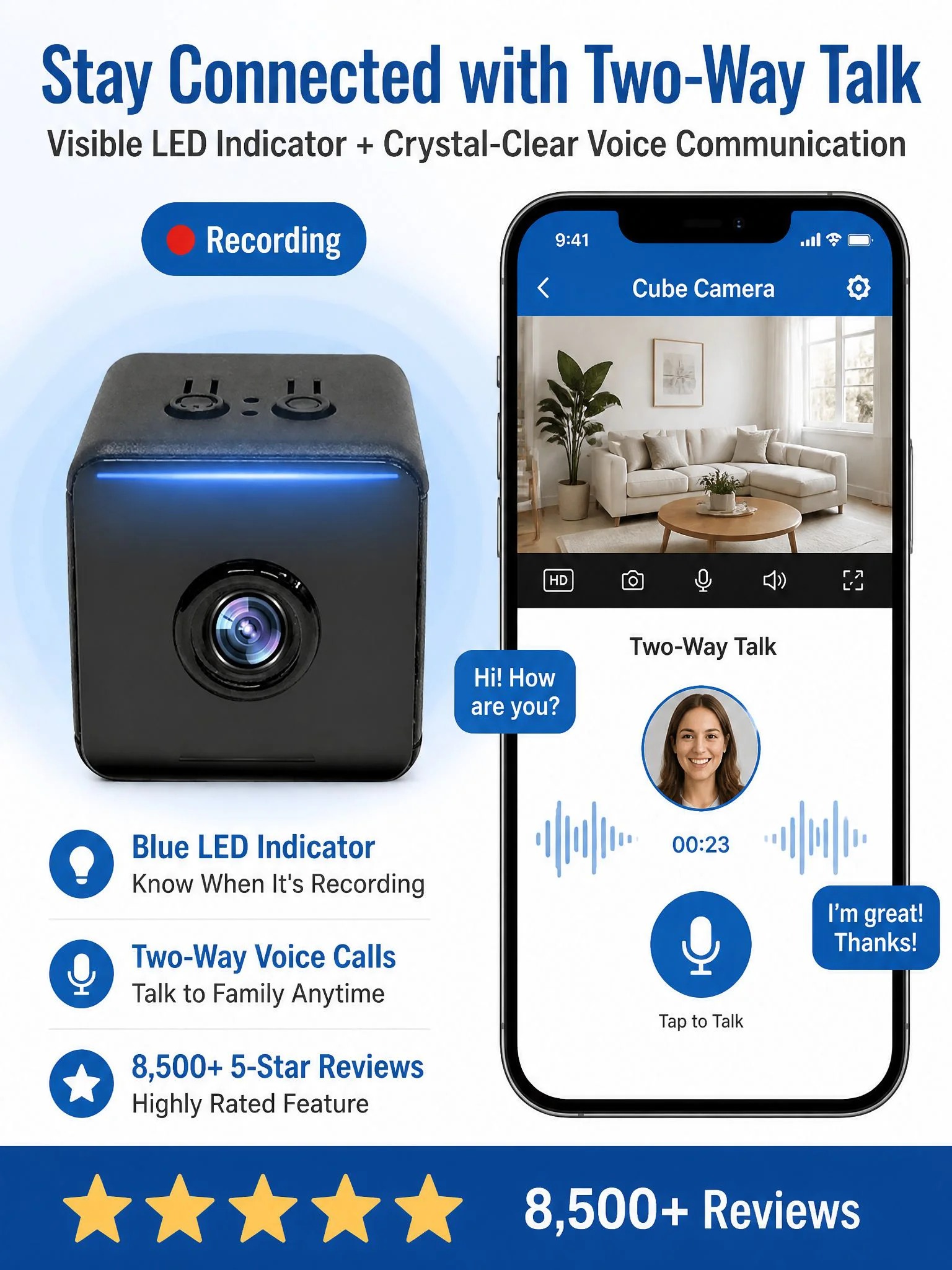 Two Way Talk Security Camera