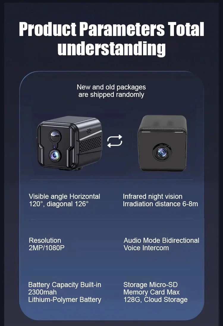 Security Camera Product Parameters