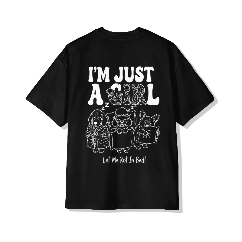  Let Me Rot In BedPrint Short Sleeved Crew Neck T-Shirt - image 10