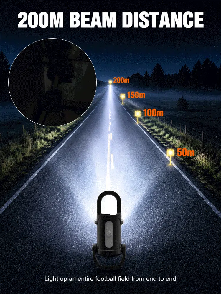 Ultra-bright keychain flashlight with mobile phone charging capability