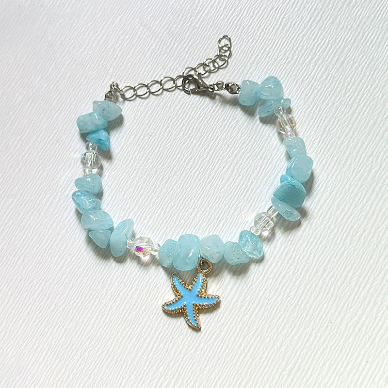 Beach Shell And Starfish Handmade Bracelet - 40 - 15-20cm - image 47
