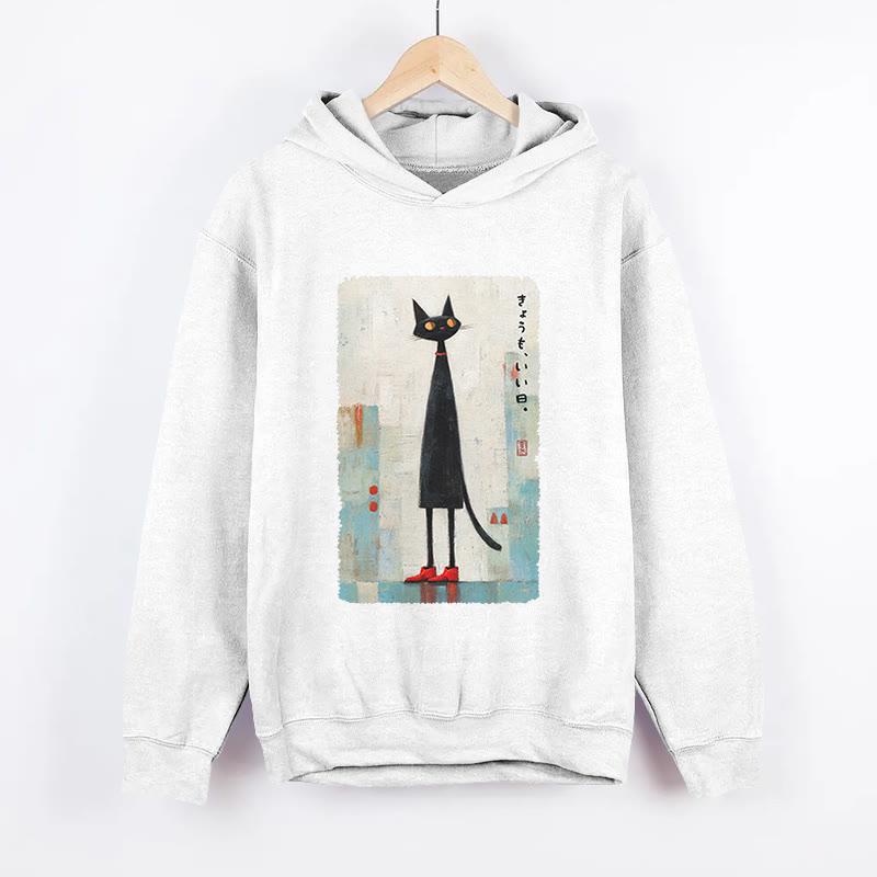 Unisex Another Good Day Long Sleeved Hoodie - White - US44-46(8XL) - image 5