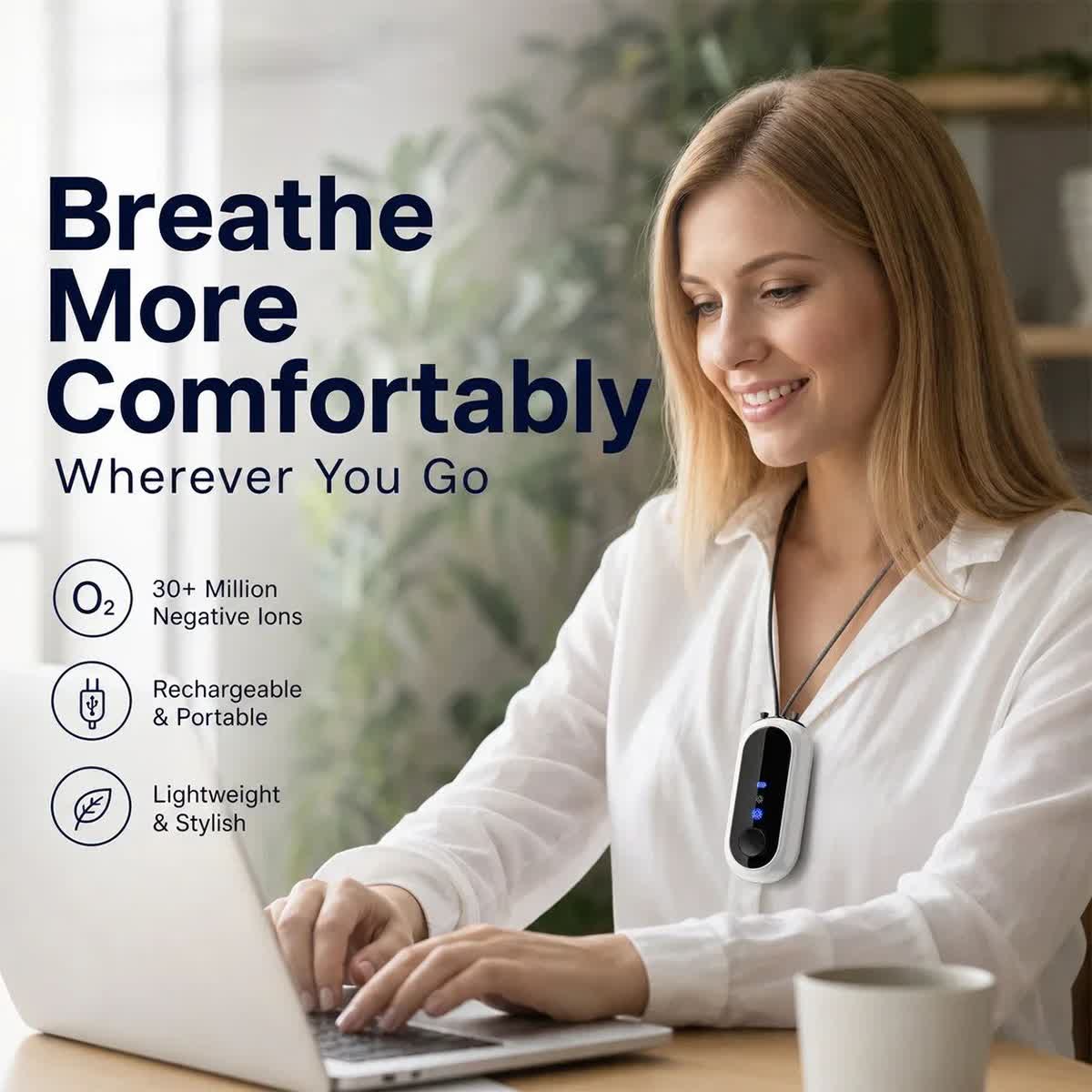 Wearable Air Purifier with Negative lon Technology - image 5