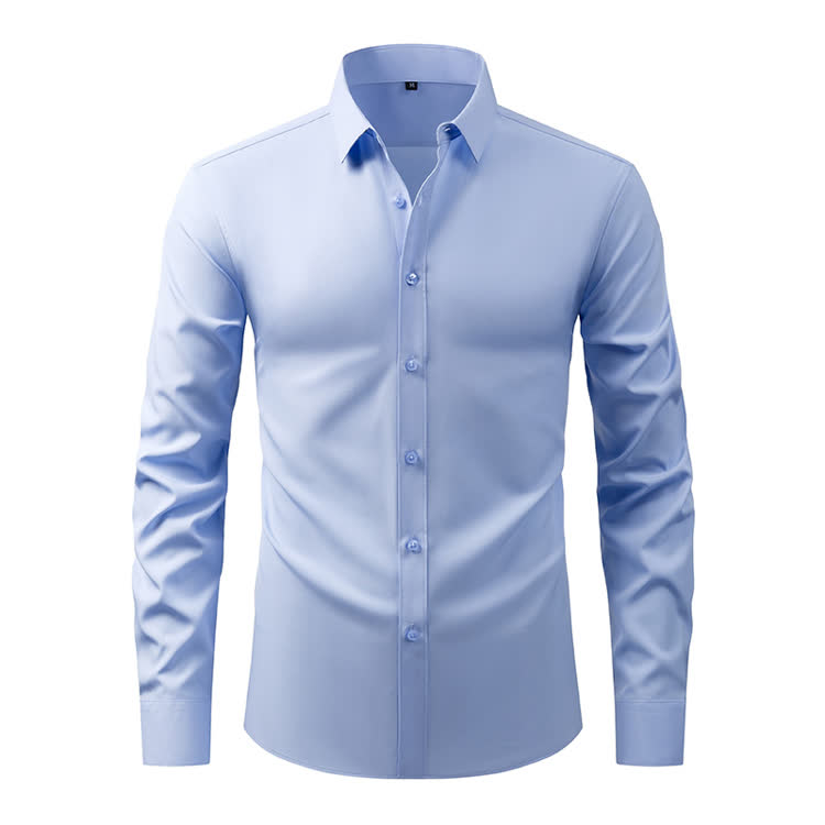 Gentle Office Man High Elasticity Non-iron Thin Shirt - image 24