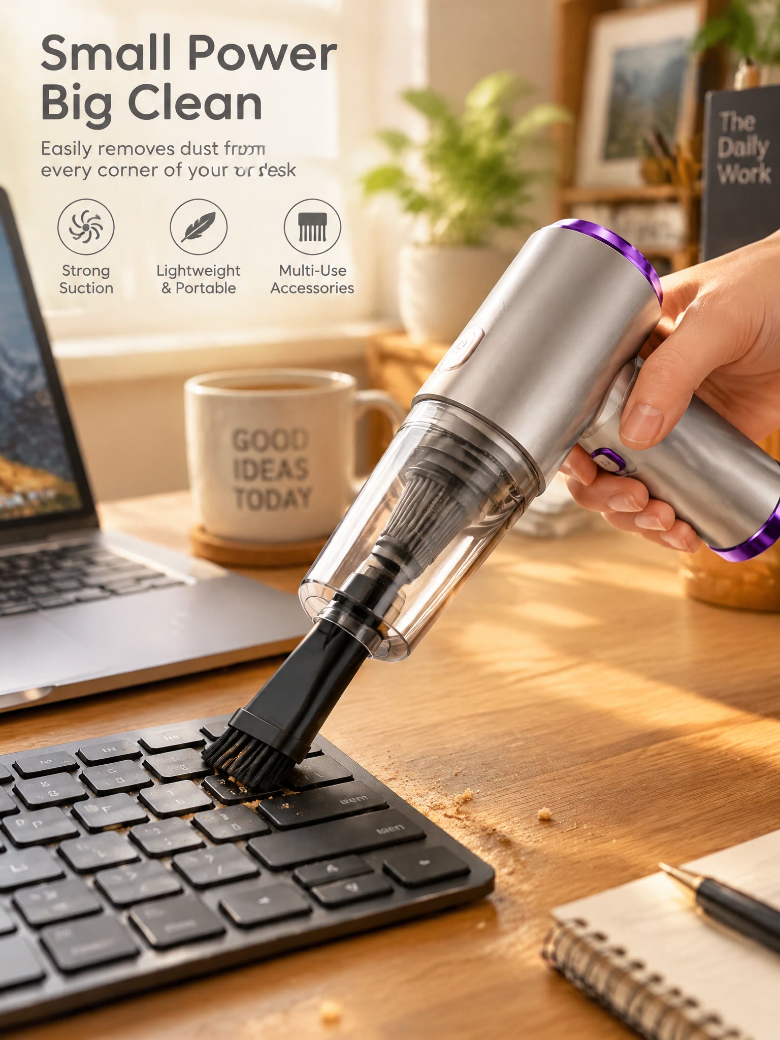32,000Pa Powerful Cordless Car Vacuum Cleaner - image 12