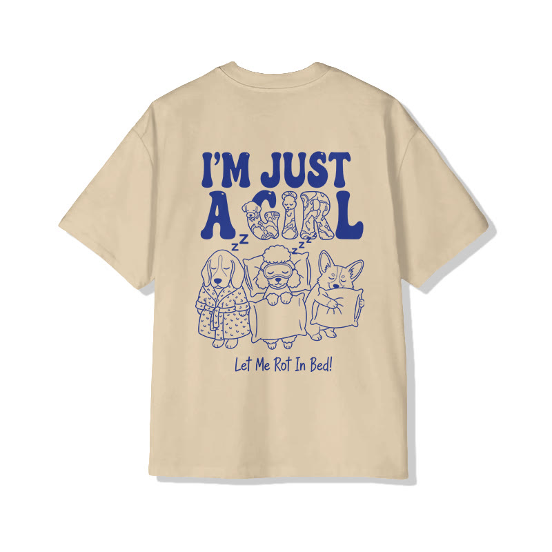  Let Me Rot In BedPrint Short Sleeved Crew Neck T-Shirt - image 7