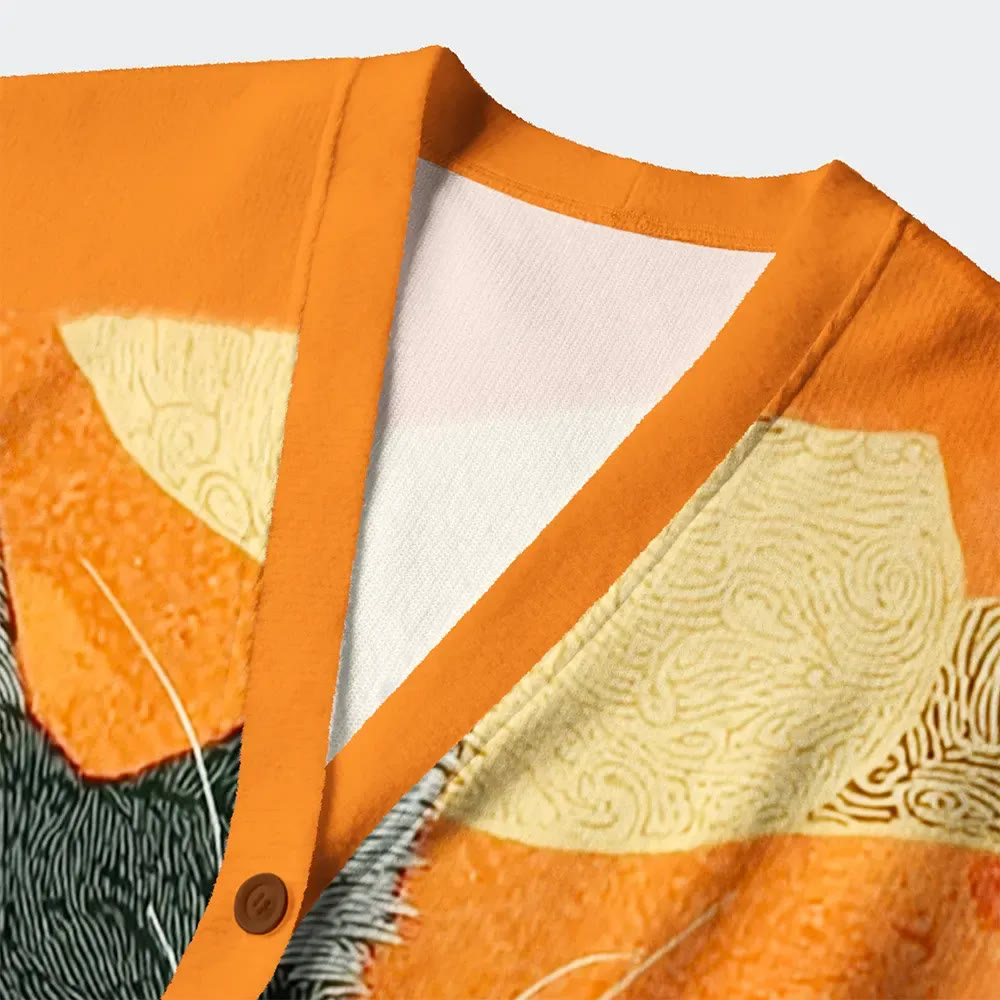 I Don't Need Therapy I Have My Cat To Judge Me Instead Long Sleeved Sweater Cardigan - image 3