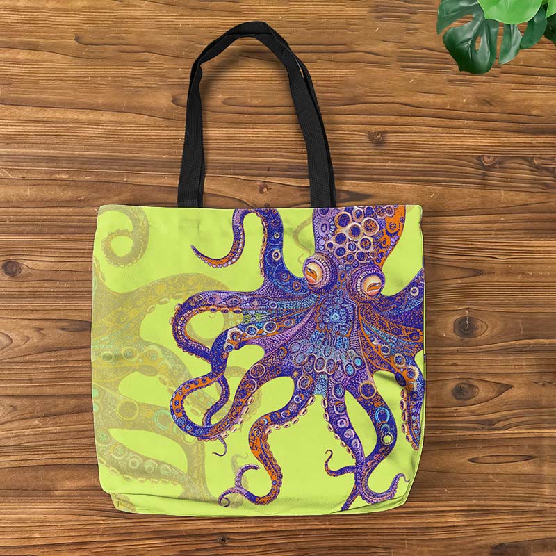 Unique Exquisite Octopus Pattern Art Print Bag - image 10