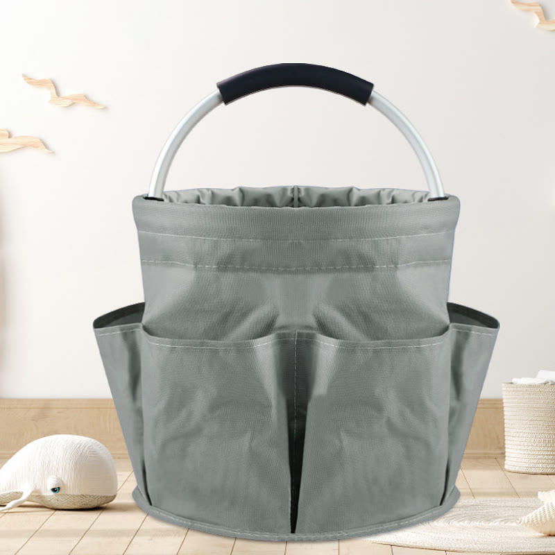 Outdoor Beach Portable Waterproof Storage Basket - Grey - 29*27 - image 3