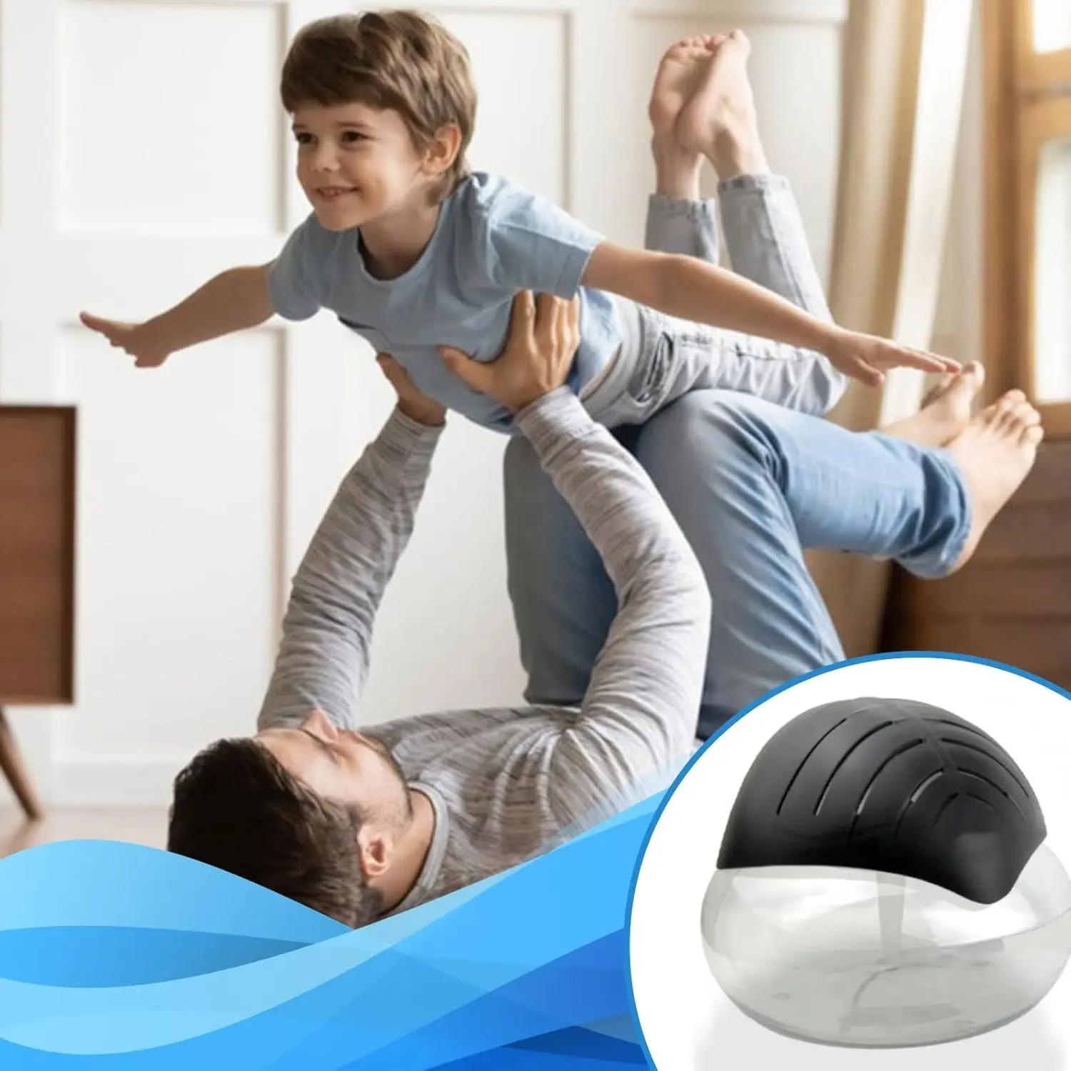 All-in-One Air Purifier - Air Washer/Air Revitalizer with 7 Color Adjustable LED Lights - image 4