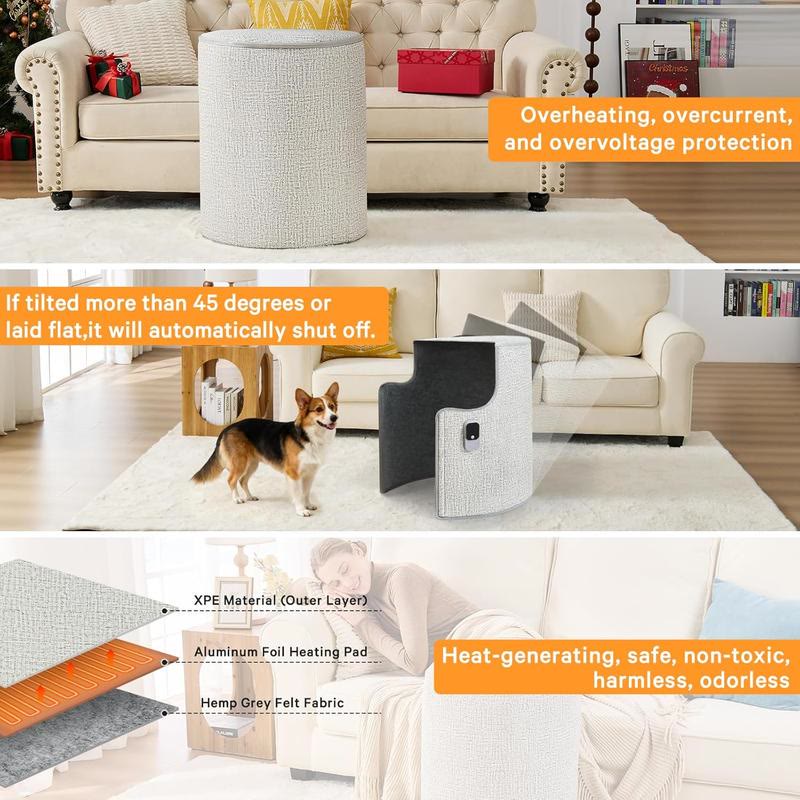 Electric Foot Warmer for Seniors – 360° Surround Heating, Adjustable Temperature, Cozy Leg & Foot Heating - image 6