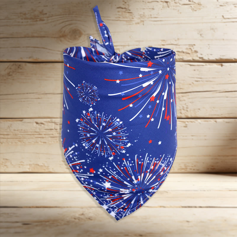 American Independence Day Pattern Print Cat And Dog Bandana - 6 - 42*42 - image 7