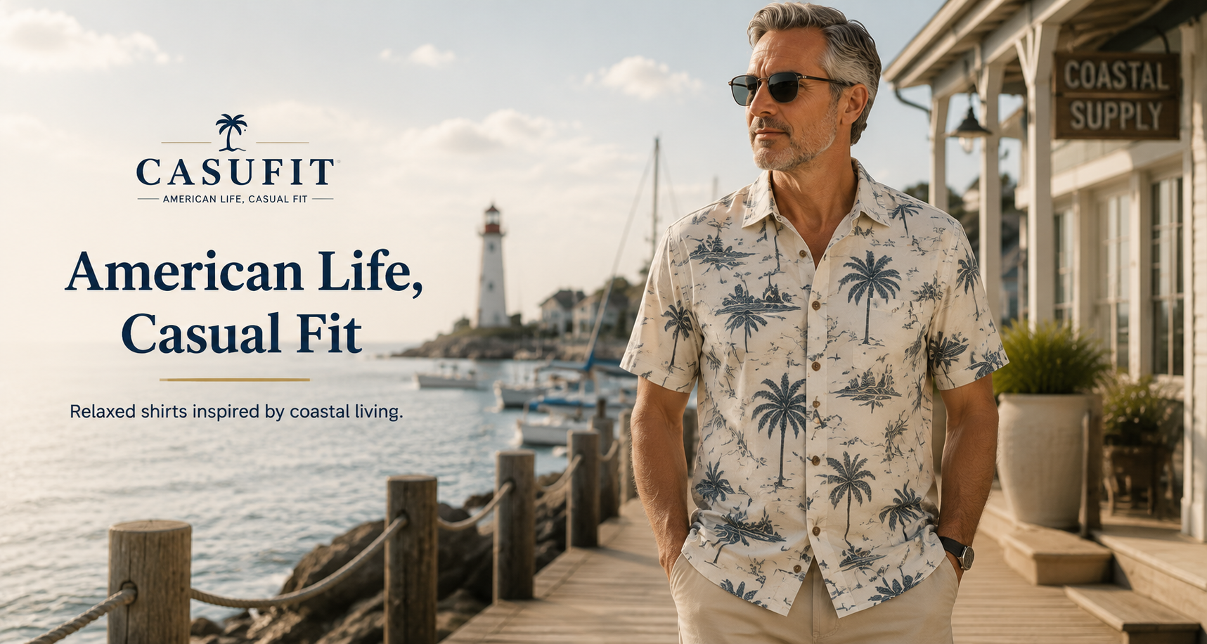 Casufit American coastal lifestyle