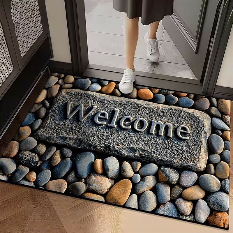 3D Visual Effect Welcome Anti-slip And Wear-resistant Floor Mat - 6 - 60*90cm - image 6