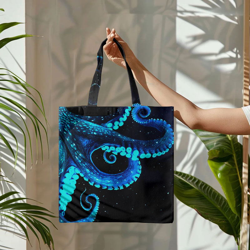 Three-dimensional Creative Octopus Print Bag - image 2