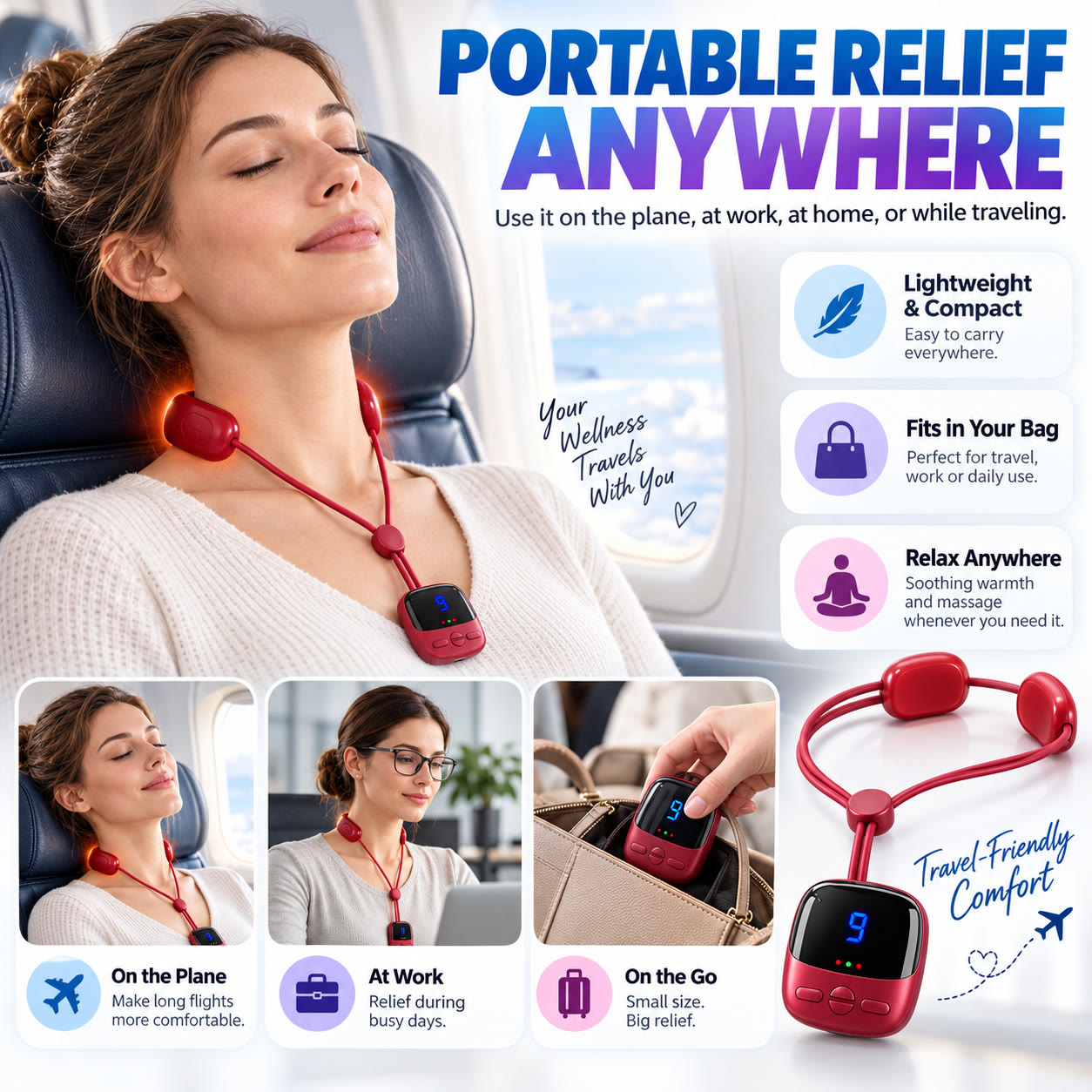 Intelligent 3-Level Neck Heating Device – Advanced Thermal Technology, Precision Temperature Control & Hands-Free Comfort - image 7