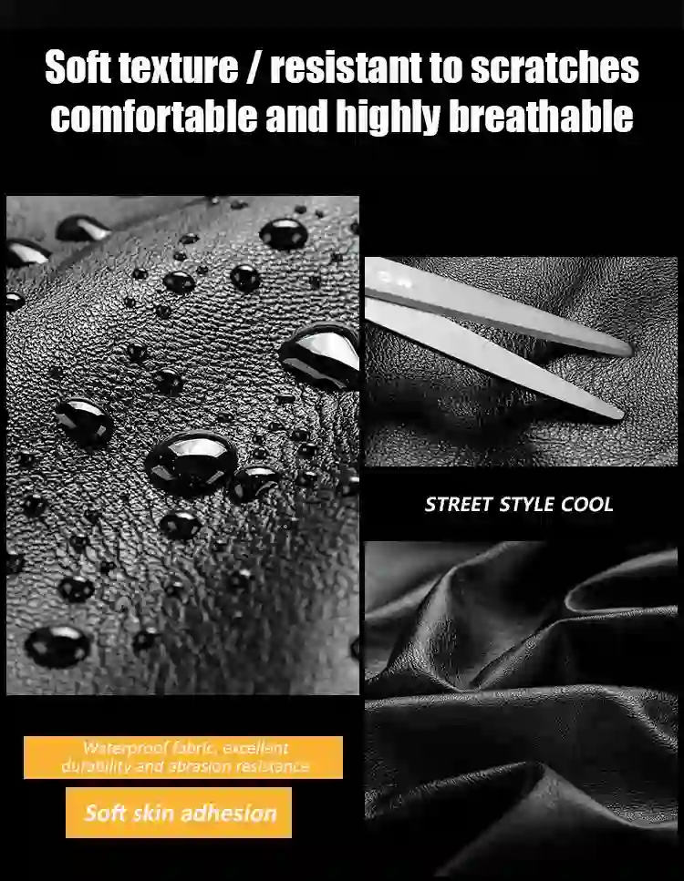 Men's leather jacket, thickened and lined with fleece , Your body temperature can rise by 5 degrees Celsius in just 1 second - image 8