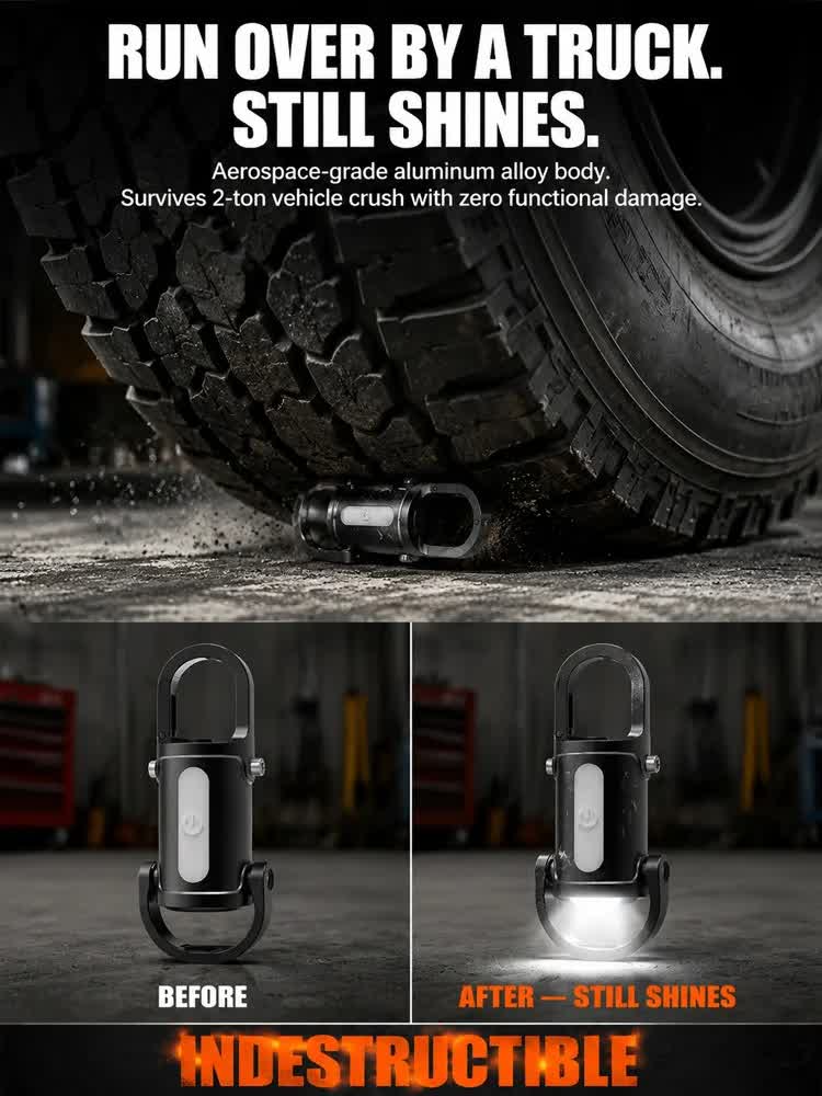 Ultra-bright keychain flashlight with mobile phone charging capability - image 5