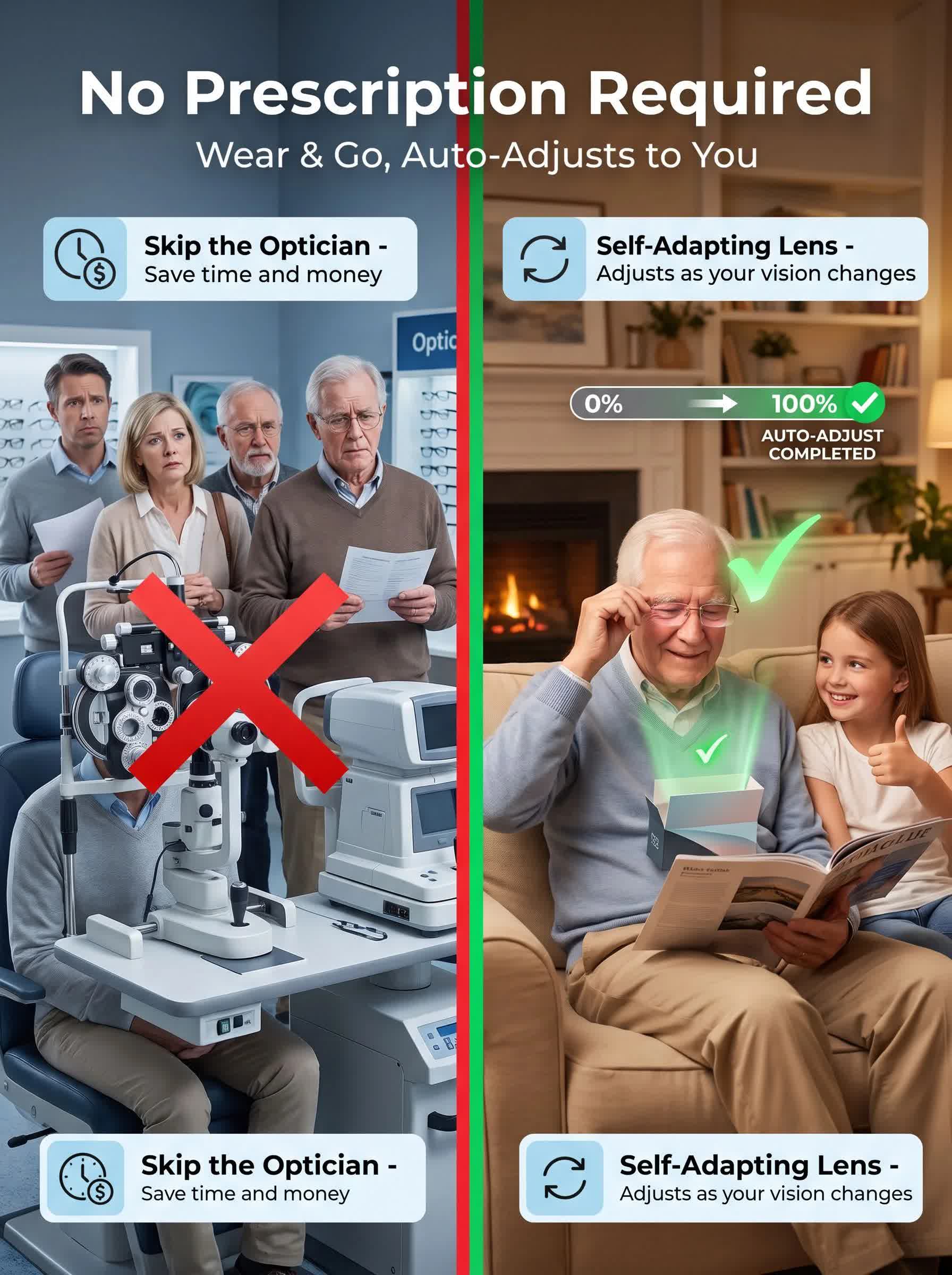[Regain Your Youthful Vision] Smart Zoom Diamond-Cut Reading Glasses - image 10