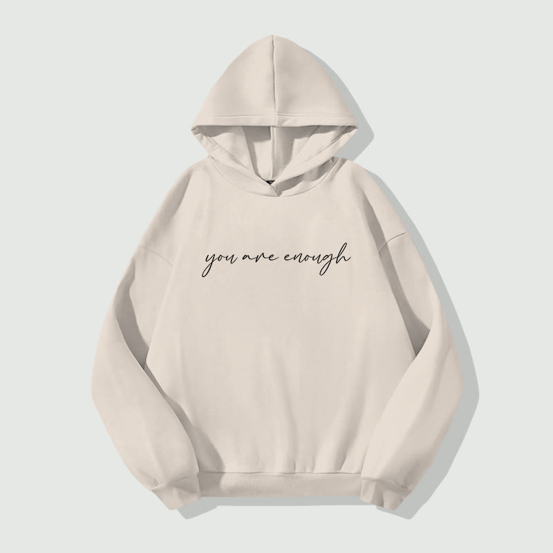 Unisex You Are Enough Long Sleeve Hoodie - image 3