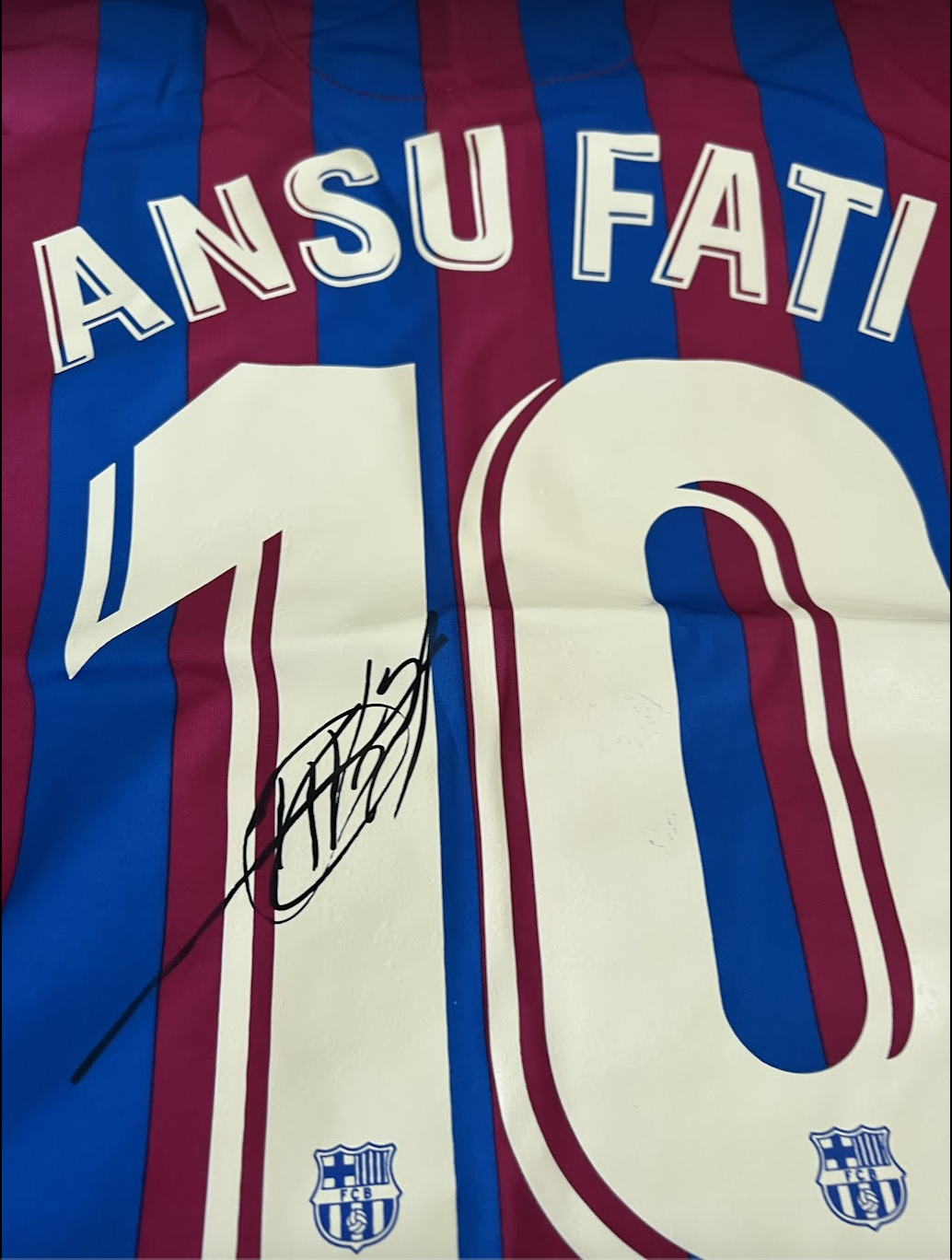 Fati's Barcelona Adventure - Thrilling 2021/22 Shirt