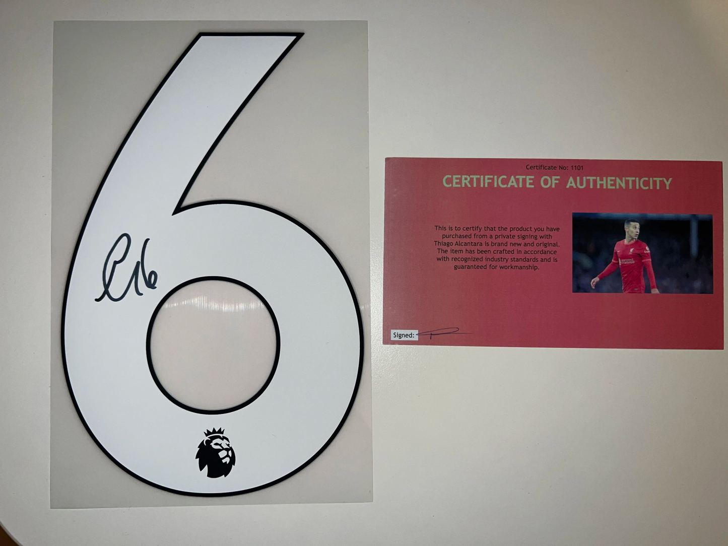 Thiago's Liverpool Maestro (SIGNED NUMBER ONLY)