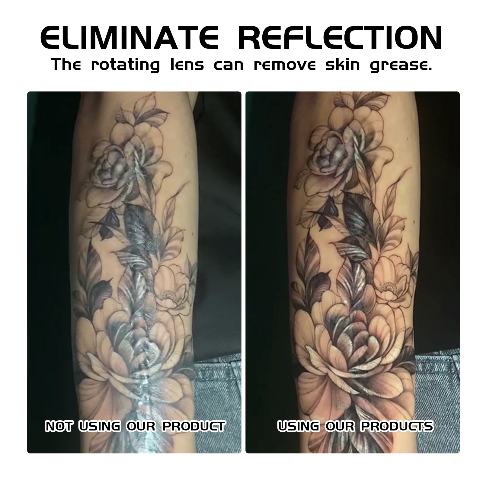 TAIDU TD17 Tattoo Photography Artifact Remove Reflection Device