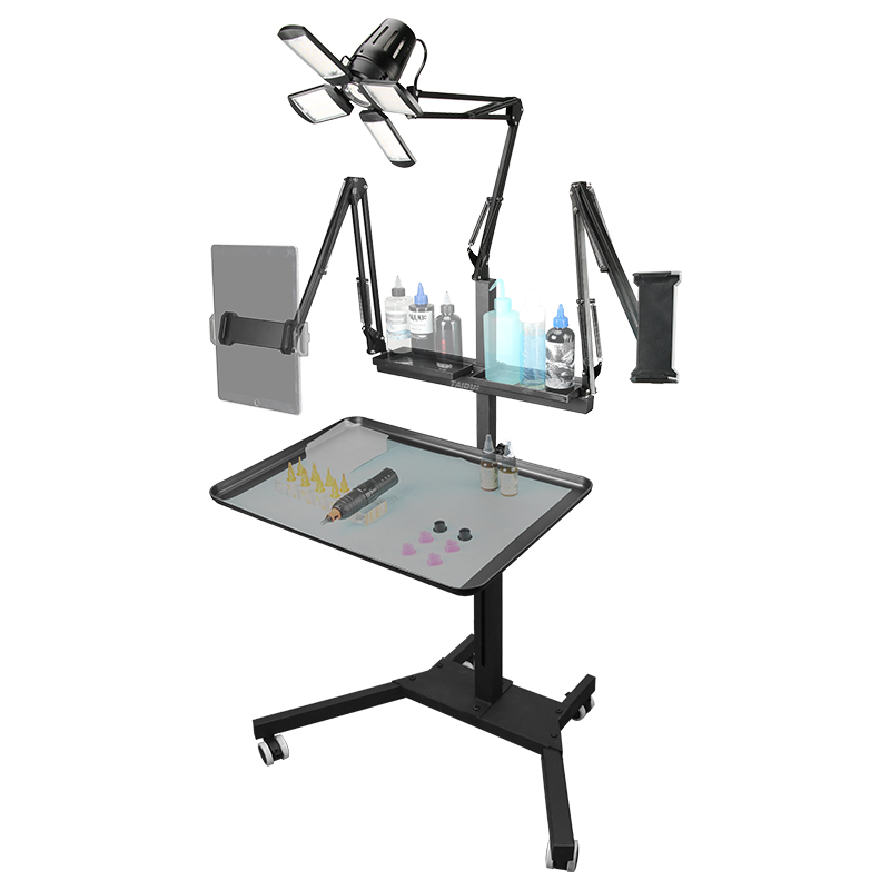 TAIDU Multi-functional double holder tattoo bench with light