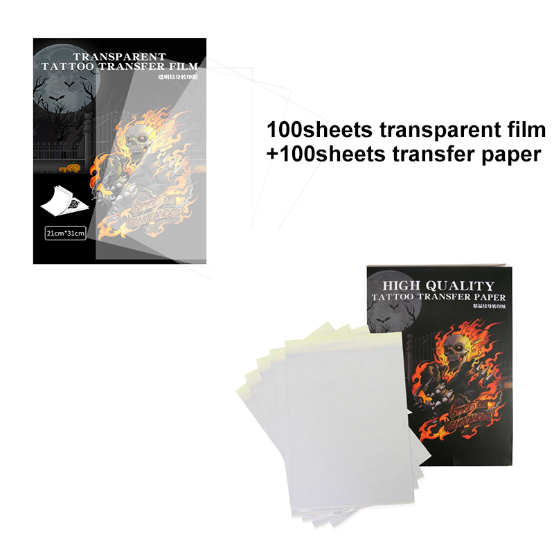 TAIDU Transparent tattoo transfer paper easy to position