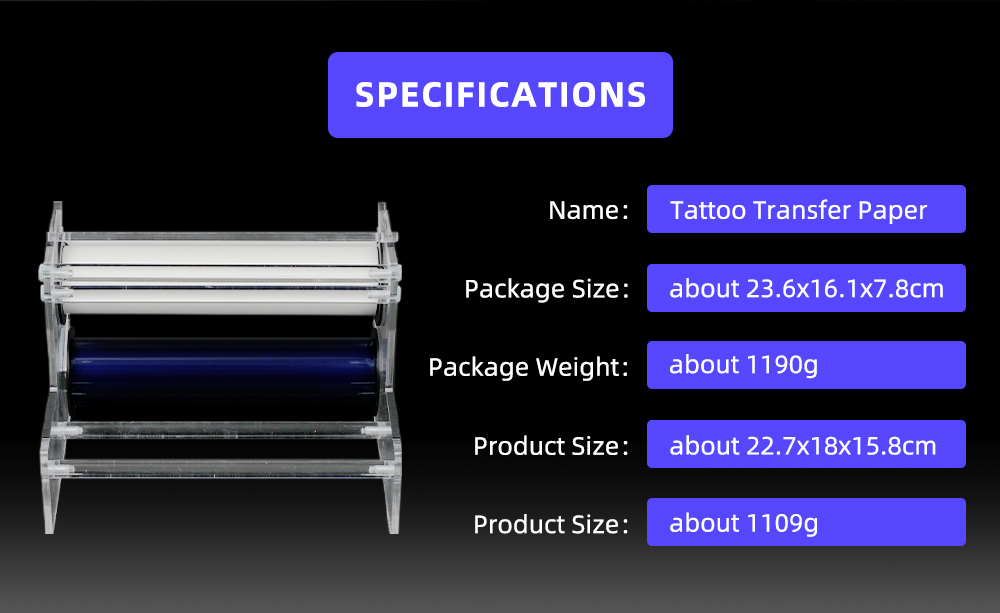 TAIDU New P19 Printer + Roll-to-Roll Transfer Paper Set