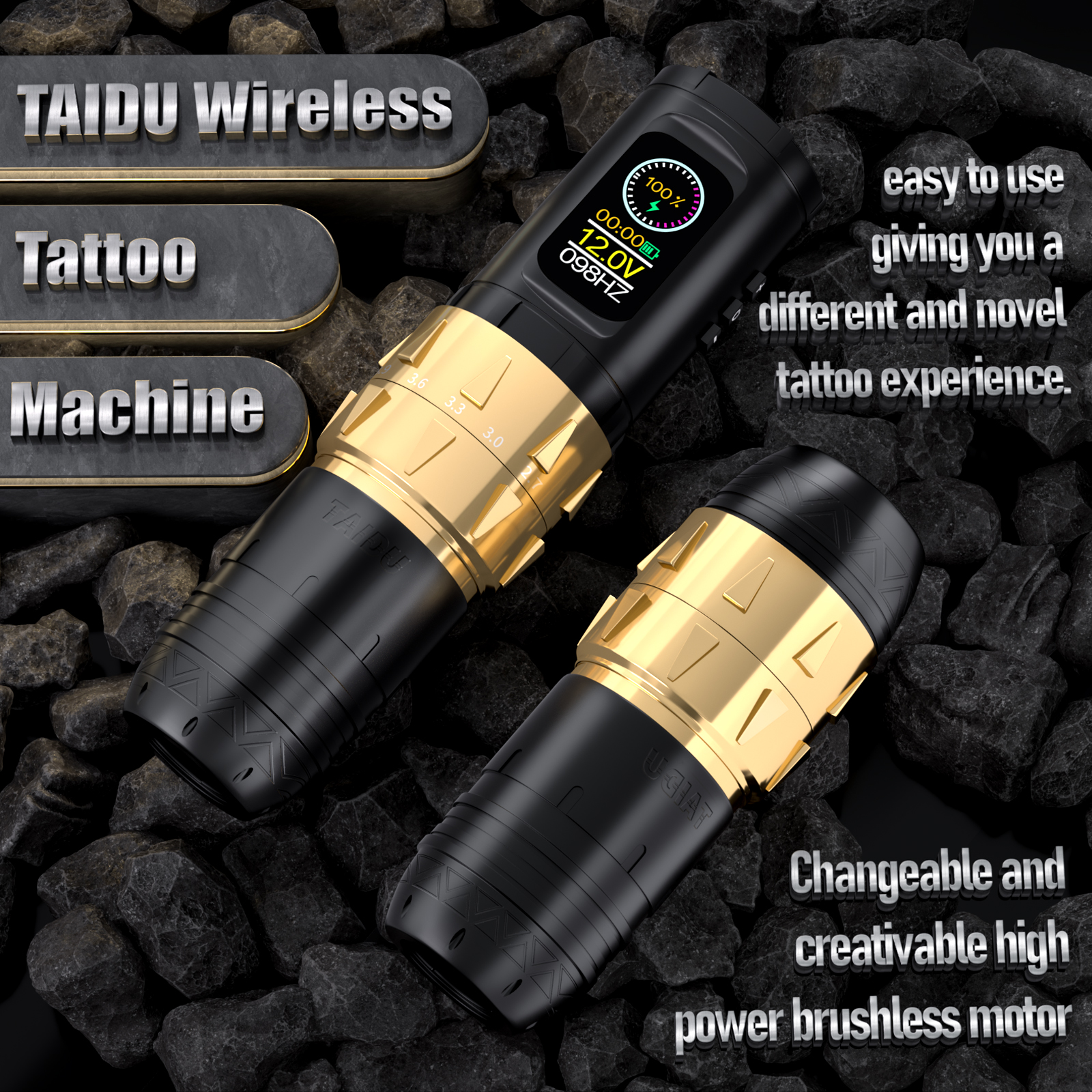 TAIDU TD028 Mengqing Wireless Dual Stage Regulation Tattoo Pen
