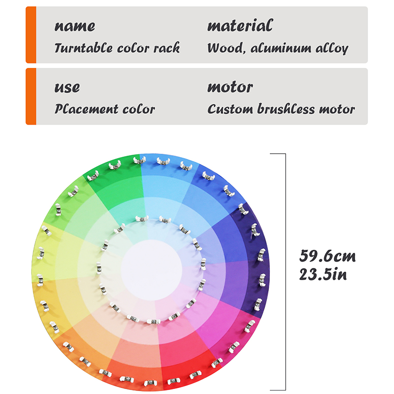 TAIDU Tattoo Color Turntable Rack Shake Ink Display Rack