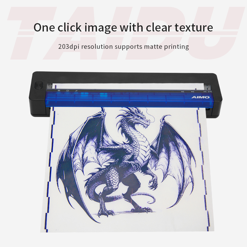 X5 Wireless Tattoo Transfer Printer Capable of Printing Shaded Effects