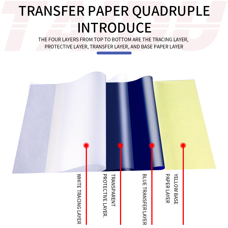 TAIDU New transparent film transfer paper - easy to position