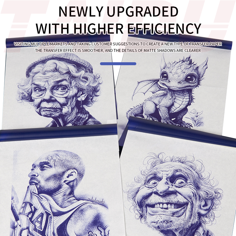 TAIDU New transparent film transfer paper - easy to position