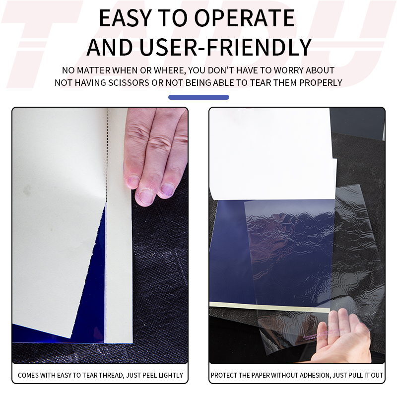 TAIDU New transparent film transfer paper - easy to position