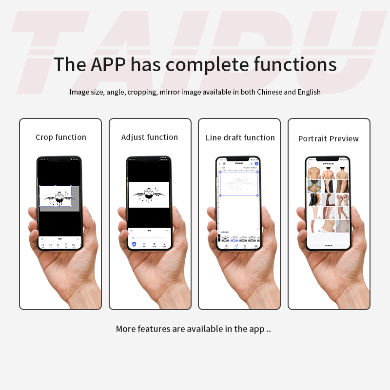 X5 Wireless Tattoo Transfer Printer Capable of Printing Shaded Effects