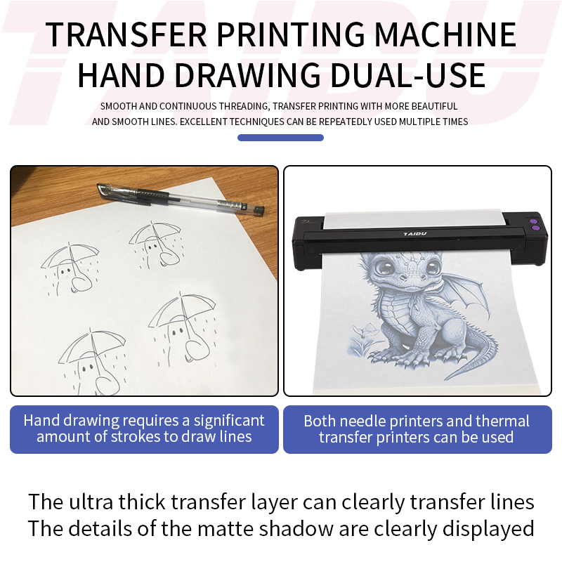 TAIDU New transparent film transfer paper - easy to position