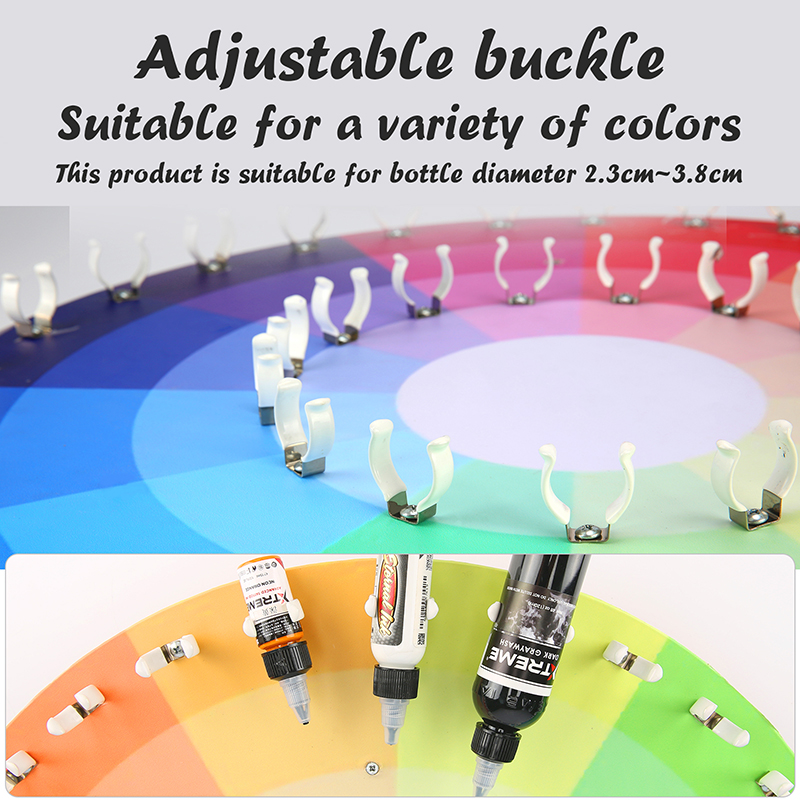 TAIDU Tattoo Color Turntable Rack Shake Ink Display Rack