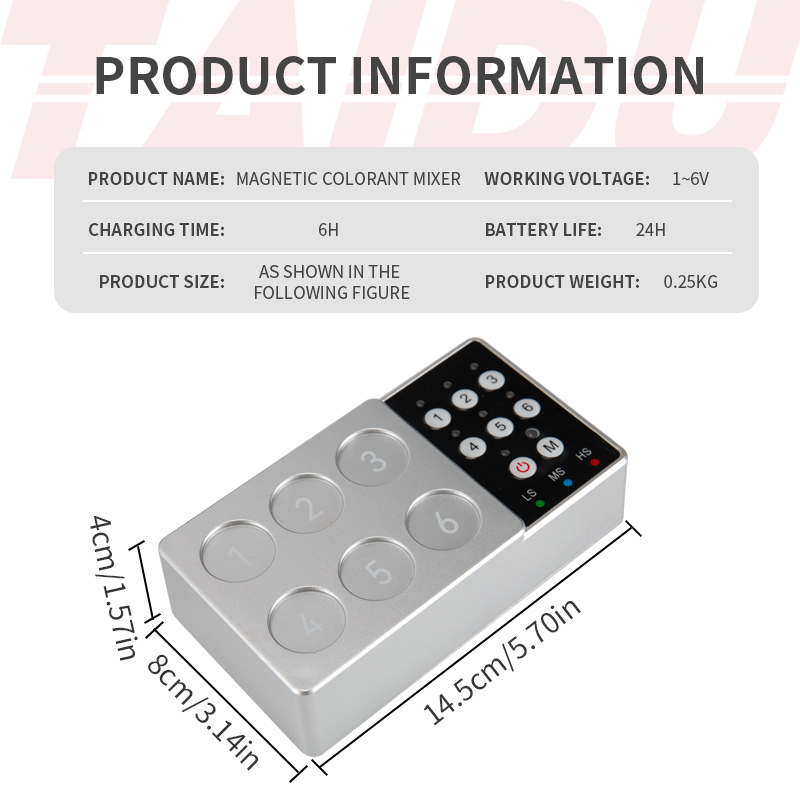 New promotional magnetic colorant mixer Speed can be adjusted