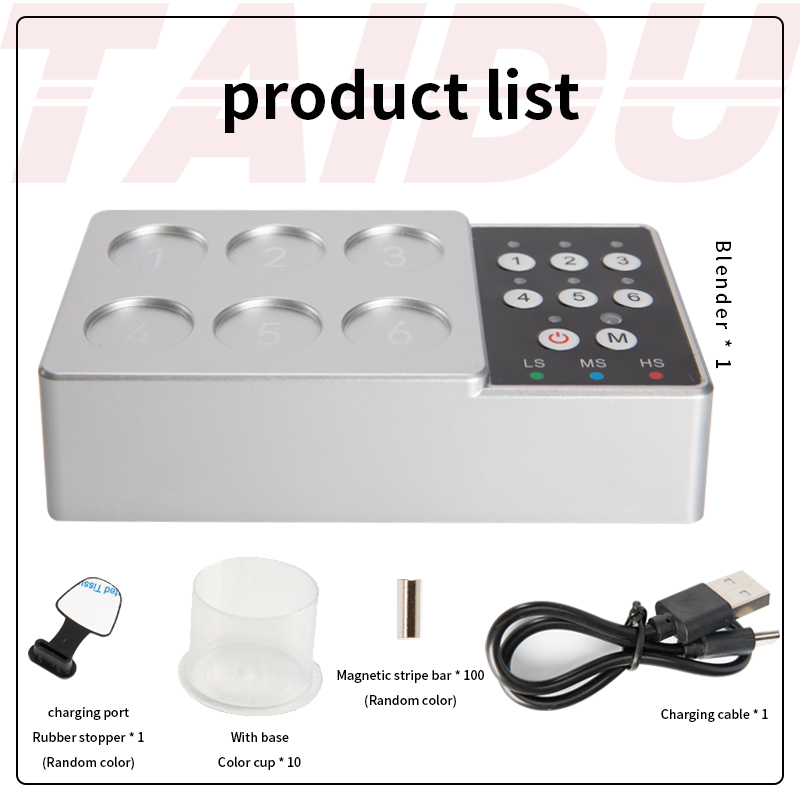 New promotional magnetic colorant mixer Speed can be adjusted