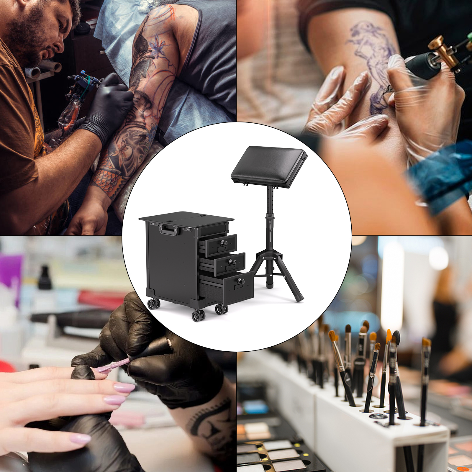 TAIDU NEW ST-27 Travel Tattoo Suitcase Trolley Case