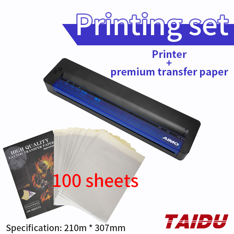 X5 Wireless Tattoo Transfer Printer Capable of Printing Shaded Effects