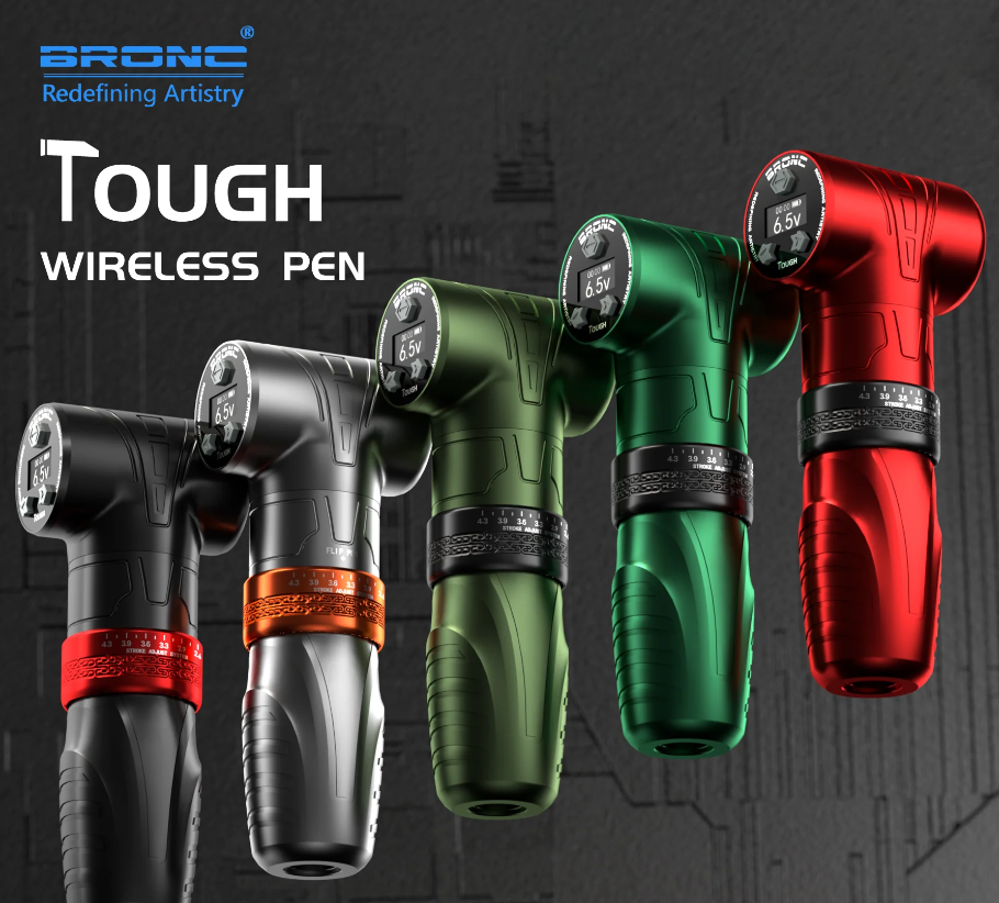 BRONC Tattoo Machine TOUGH Adjustable Wireless Pen