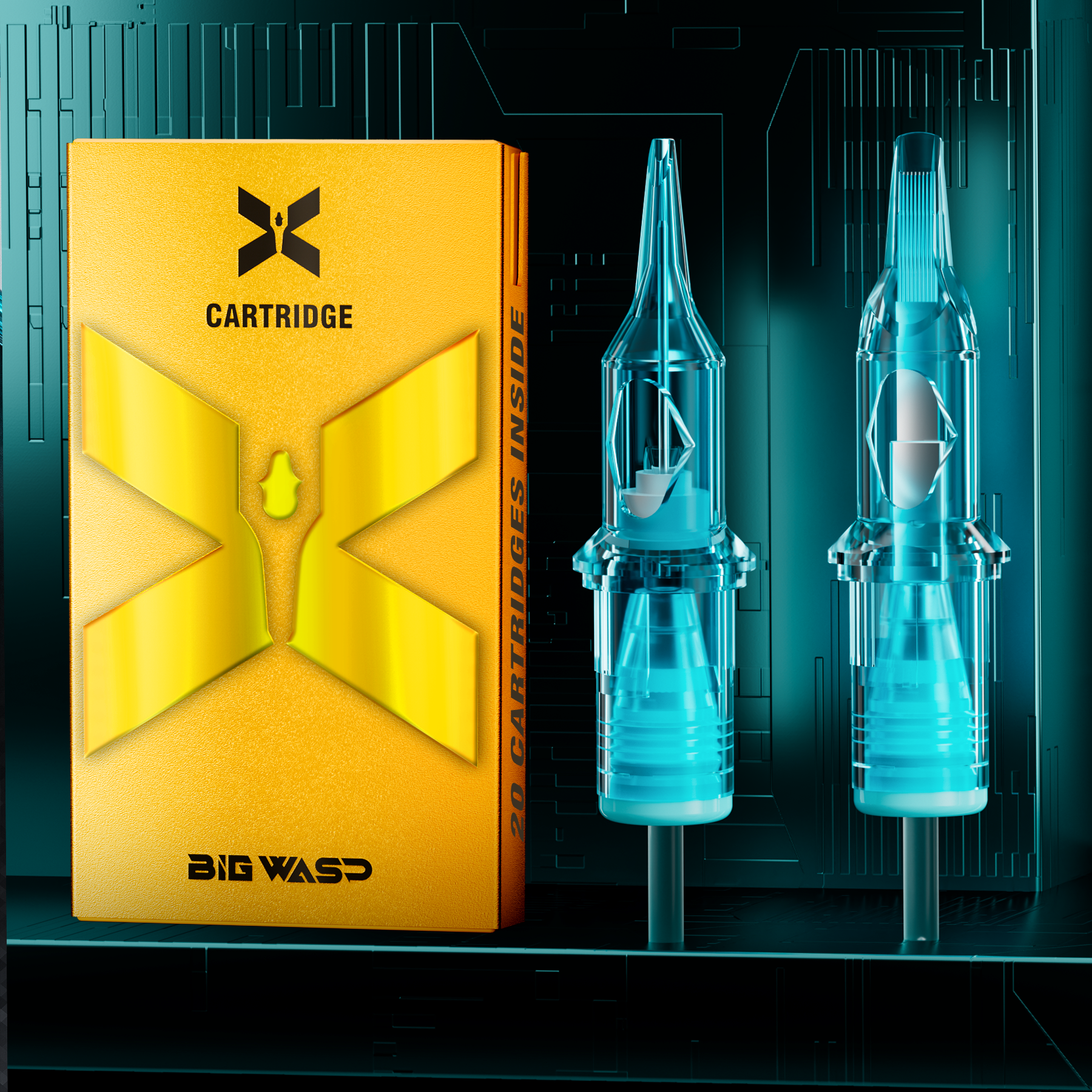 BIG WASP Tattoo Cartridge X - Soft Edge Magnums